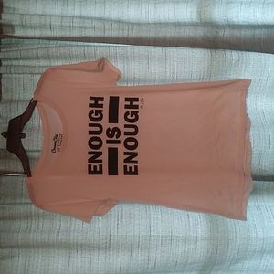 Cream City Enough Is Enough T-shirt.    A1